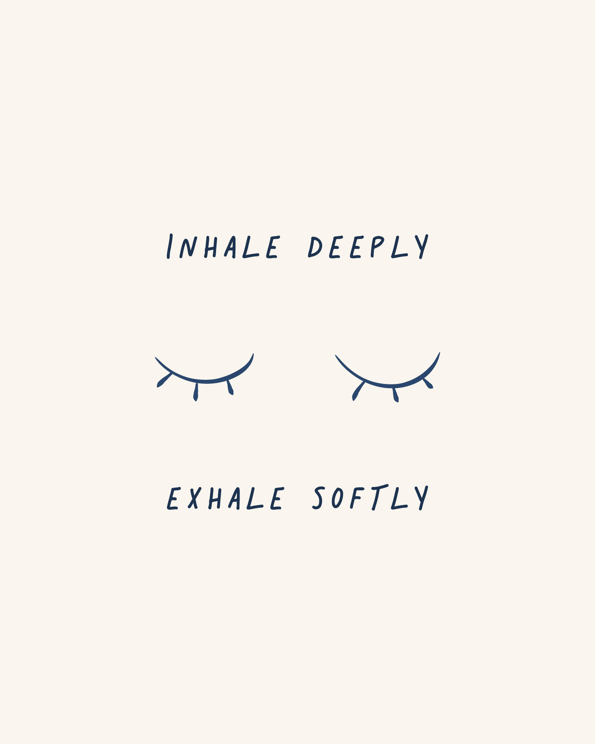Inhale Deep Poster och Canvastavla