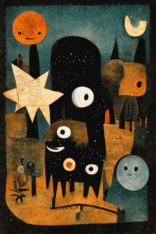 Night Of The Young Monsters Poster och Canvastavla