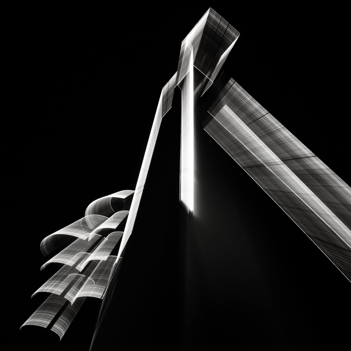 Pithead Abstraction Poster och Canvastavla