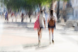 on the promenade Poster och Canvastavla