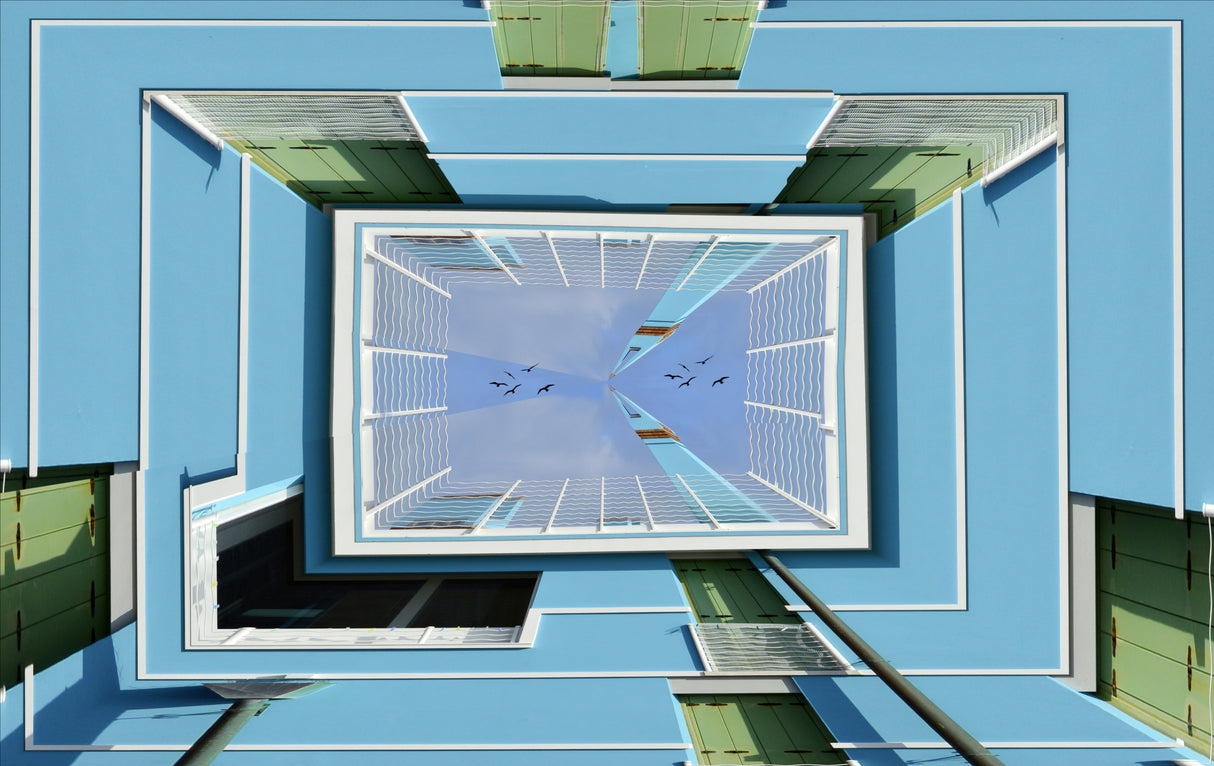 Abstract of a building Poster och Canvastavla