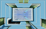 Abstract of a building Poster och Canvastavla