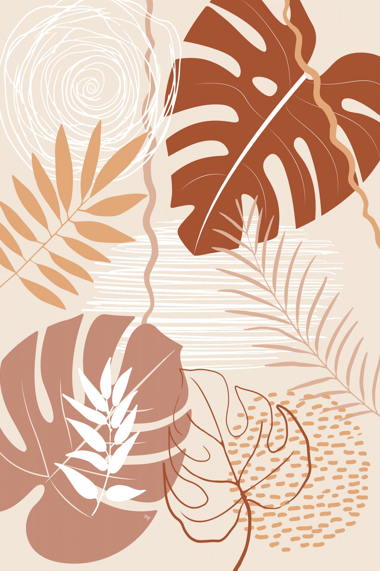 Tropicals Poster och Canvastavla