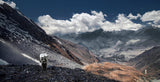 Delivery of refrigerator, Himalayas Poster och Canvastavla
