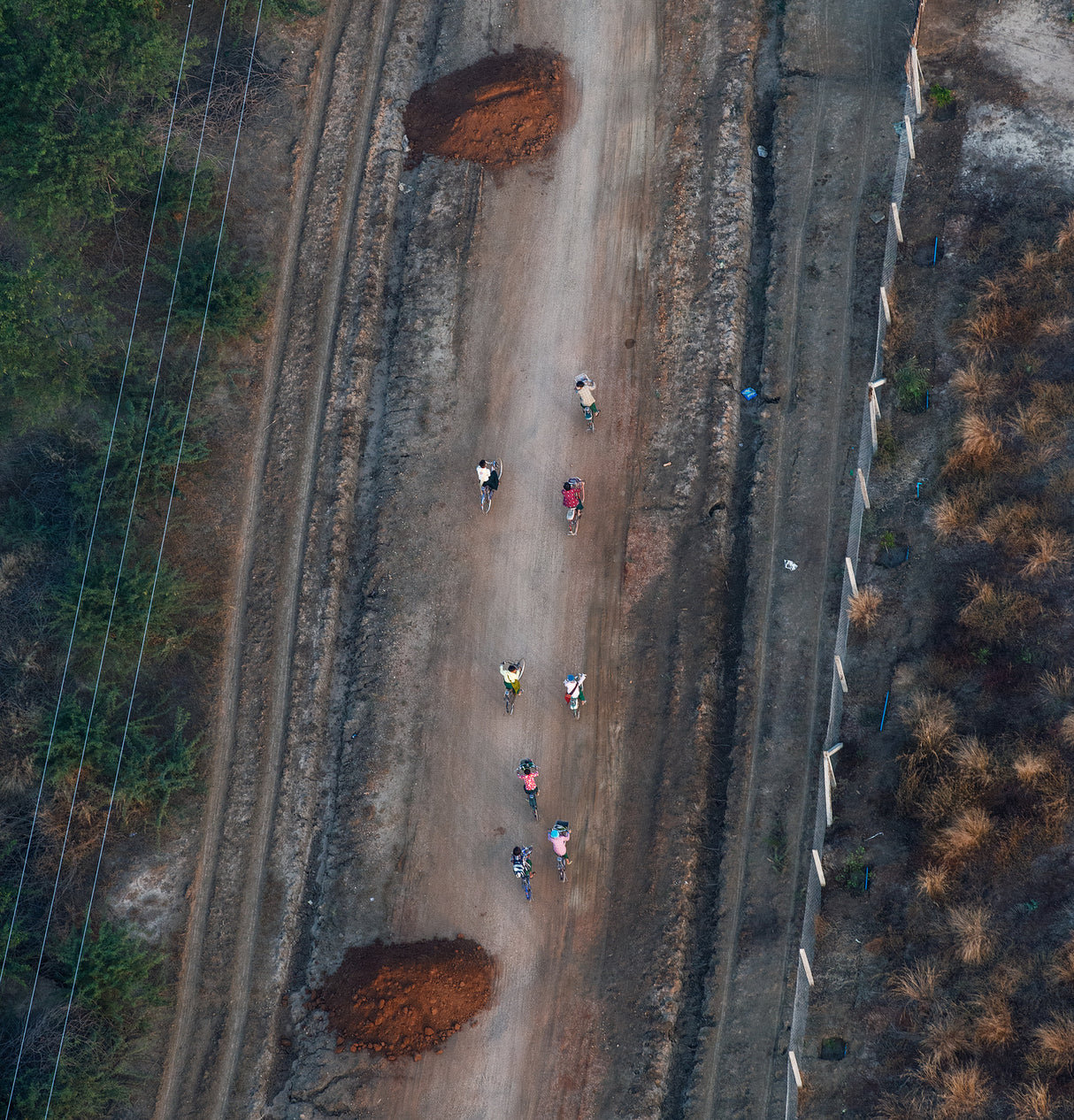 Taken from a balloon-V (Bagan-Myanmar) Poster och Canvastavla