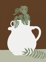 Still Life With White Vase Poster och Canvastavla