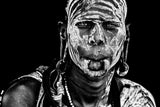 Mursi woman Poster och Canvastavla
