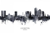 Lexington Kentucky Skyline Poster och Canvastavla