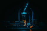Container Harbor Poster och Canvastavla