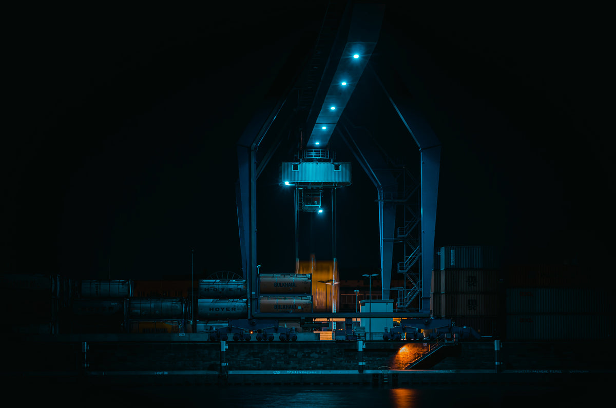 Container Harbor Poster och Canvastavla