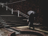 Lost in Hamamatsu - Stairs and umbrella Poster och Canvastavla