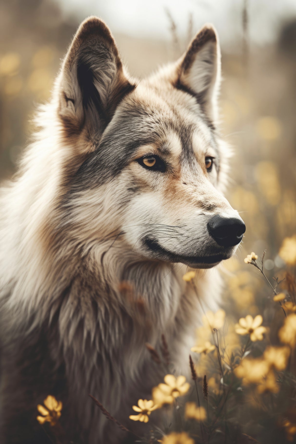 Wolfhound Poster och Canvastavla