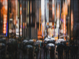 Shinjuku in rain Poster och Canvastavla