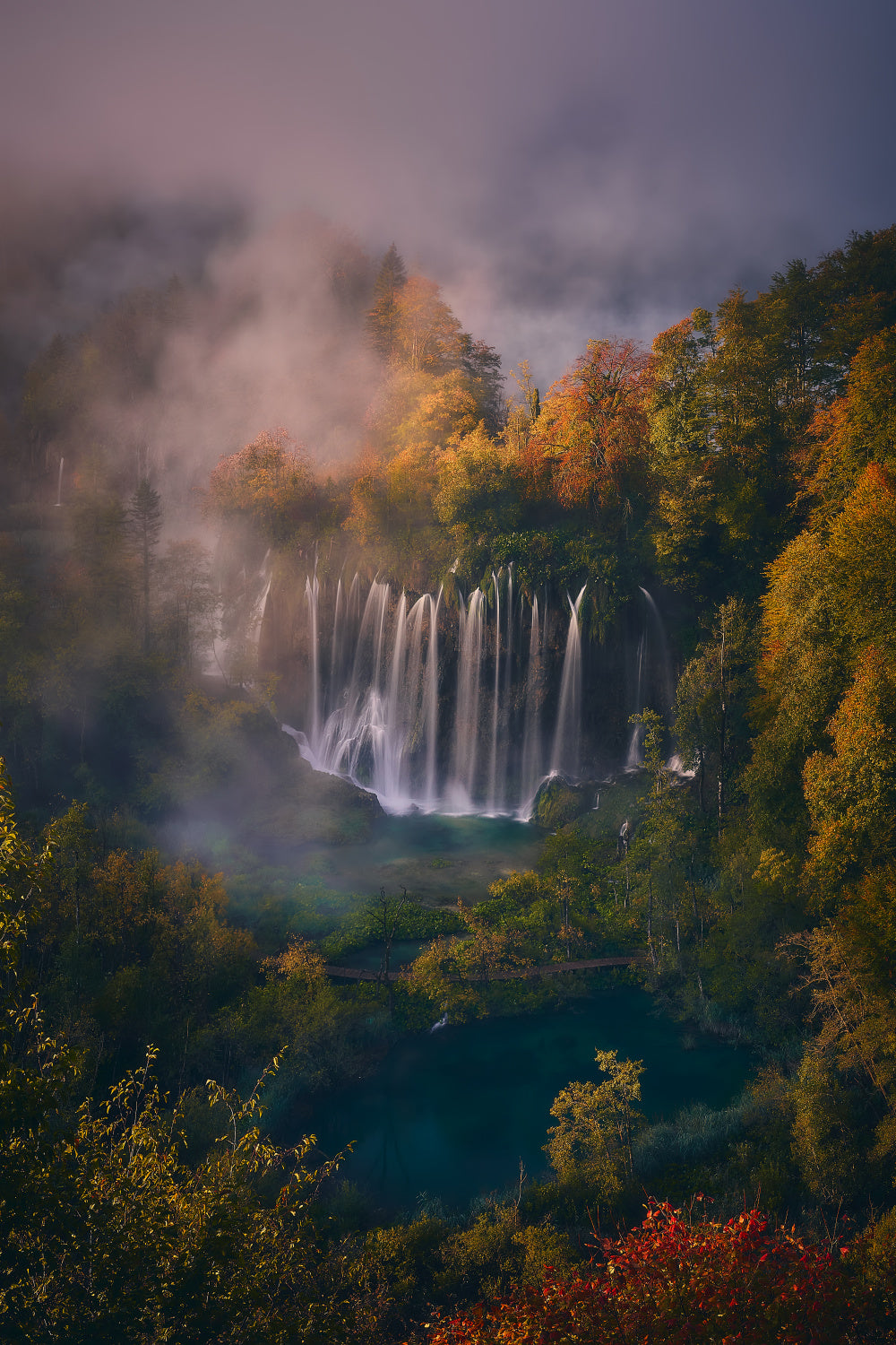 The Great Waterfall Poster och Canvastavla