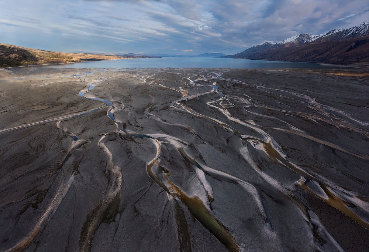 Braided River Poster och Canvastavla