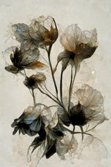 Dry Flowers No5 Poster och Canvastavla