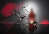 From the series "Experiments with glass" Poster och Canvastavla