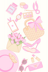 Cute pink aesthetic vibe Home Poster och Canvastavla