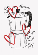Kaffee am Morgen Poster och Canvastavla