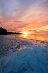Fire and ice Poster och Canvastavla