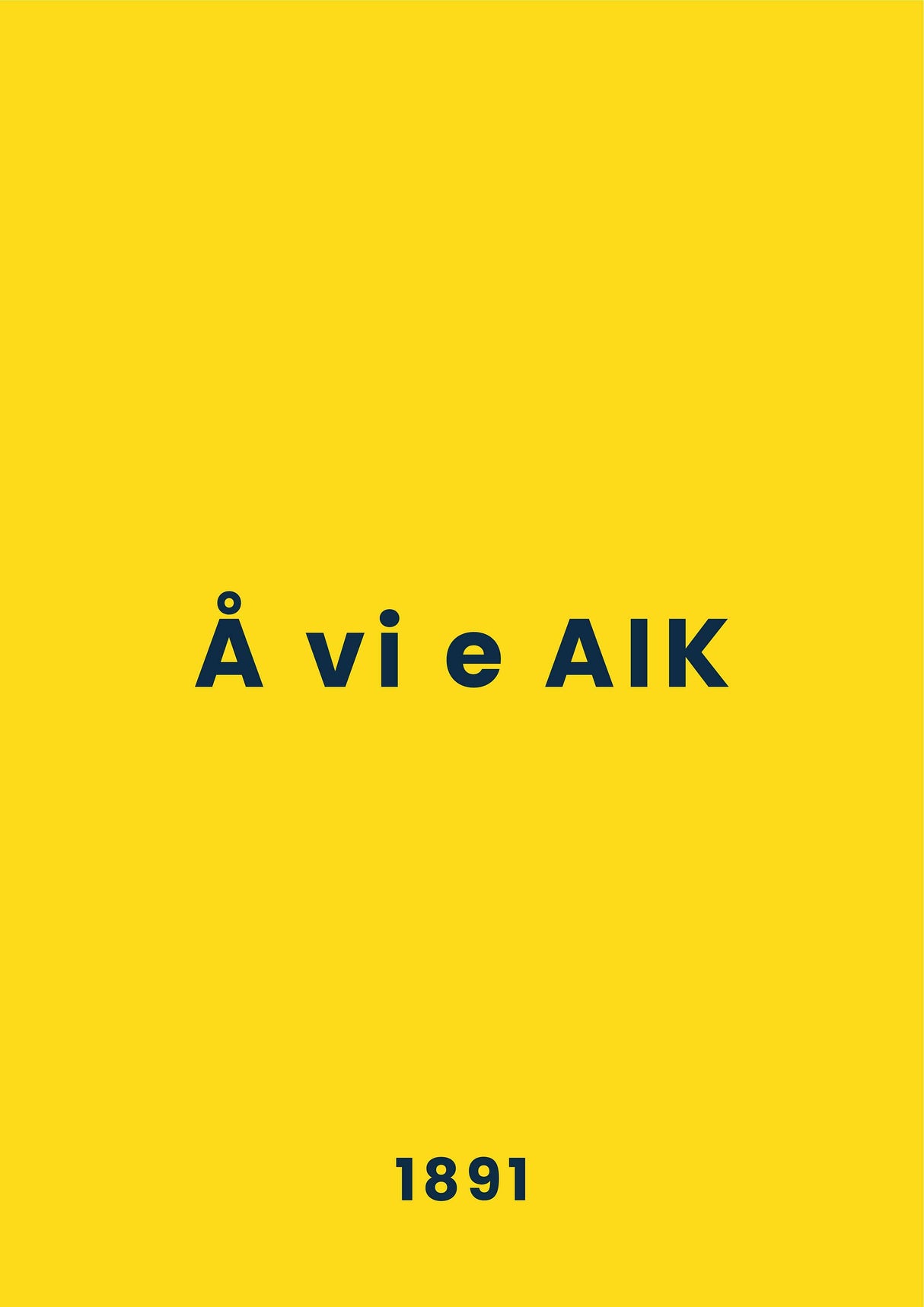 AIK, fotbollsposter, affisch och tavla