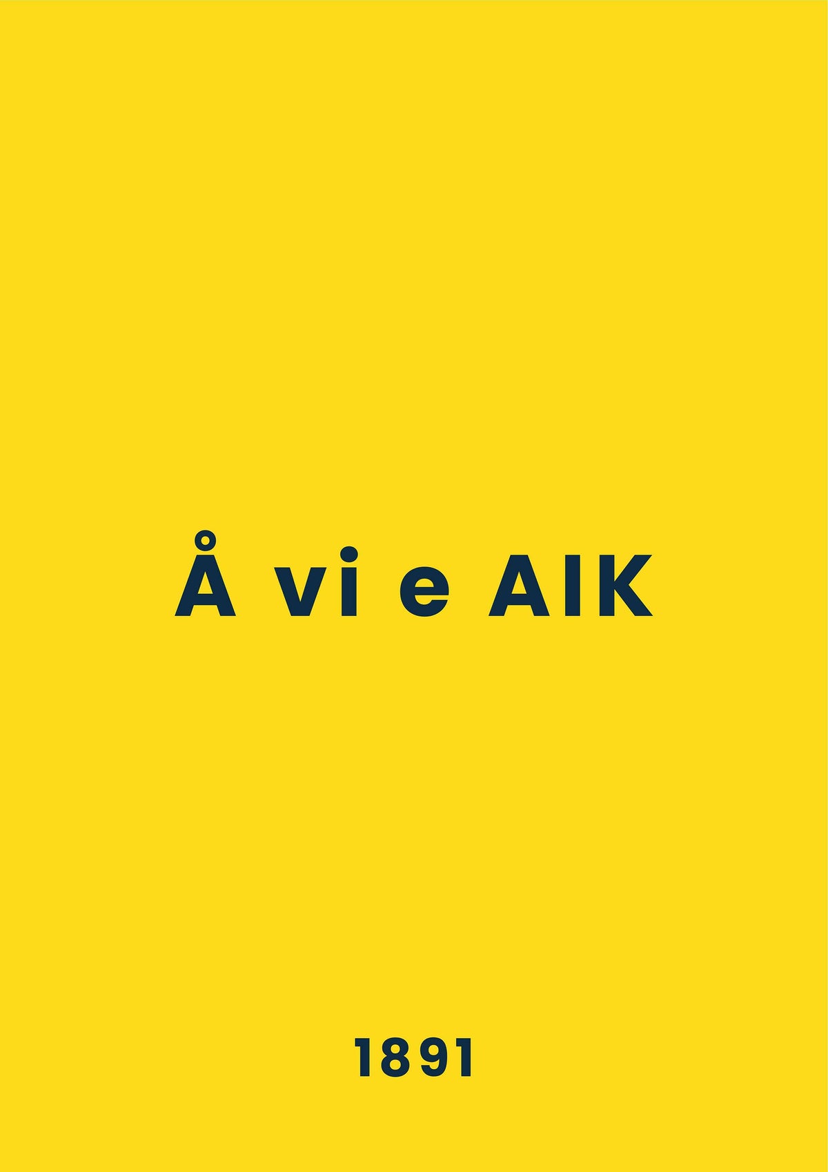 AIK, fotbollsposter, affisch och tavla