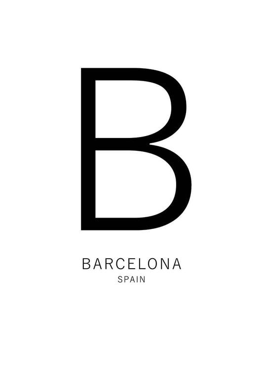 Barcelona WP poster Vas och keramikposter