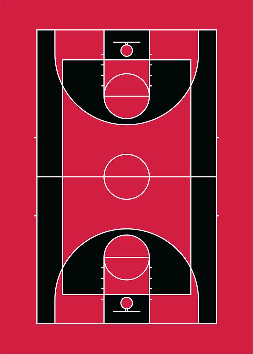 Basketball 15 Vas och keramikposter