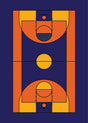 Basketball 19 Vas och keramikposter