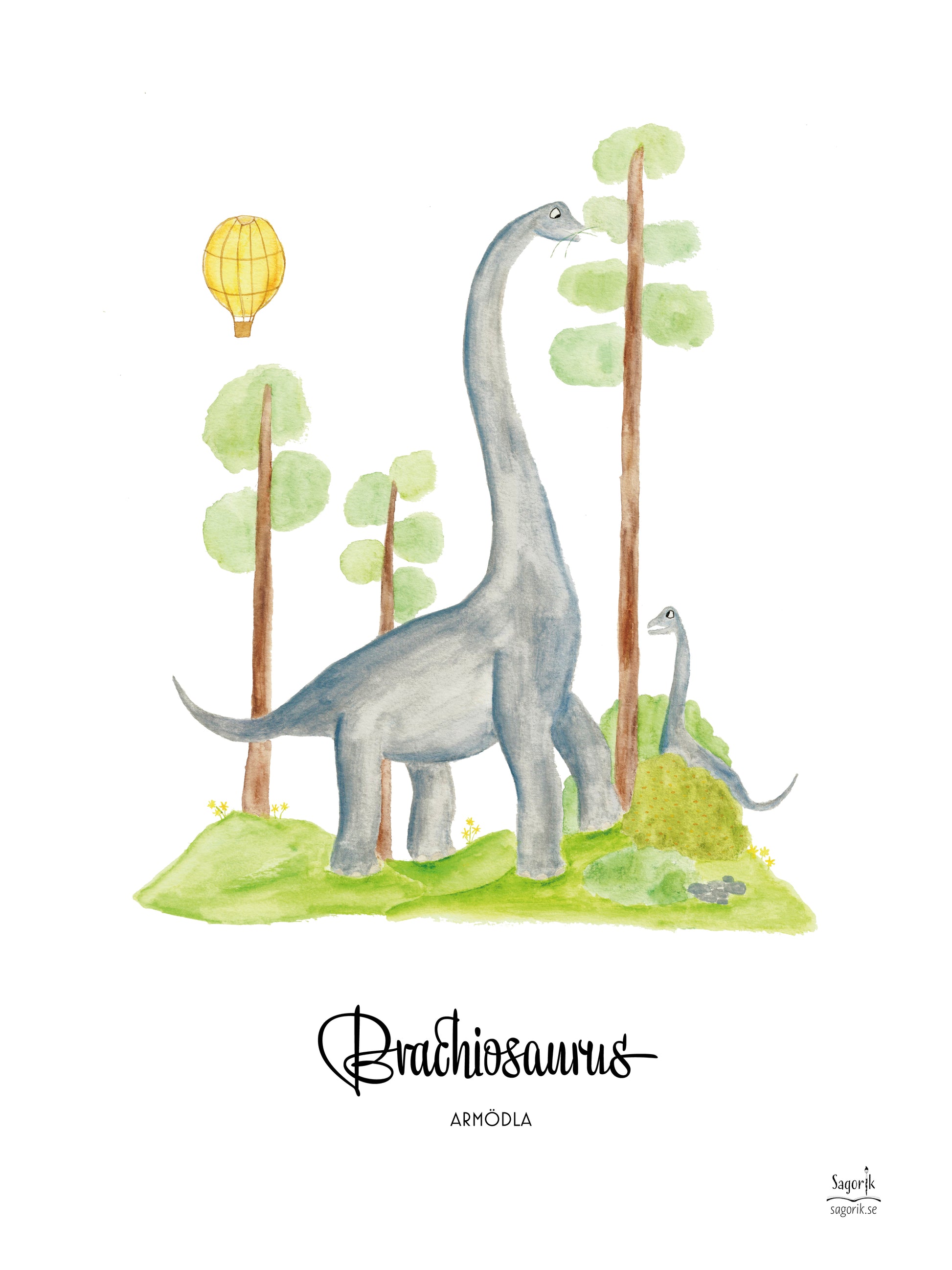 Brachiosaurus poster
