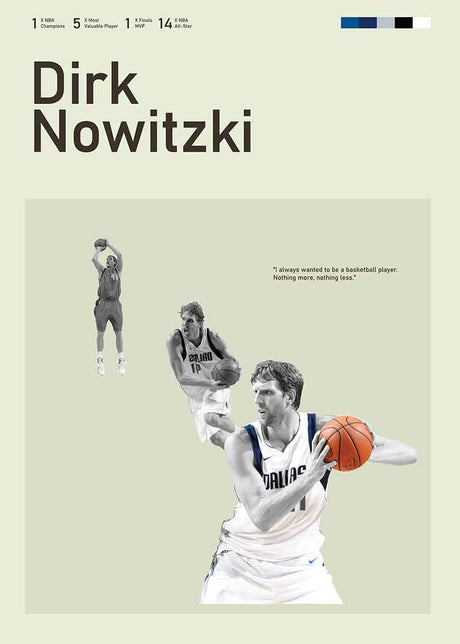 Dirk Nowitzki Vas och keramikposter