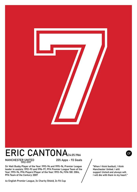 Eric Cantona poster 1