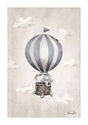 Luftballong Elefant Blå Vas och keramikposter