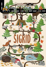 Personlig barnposters och barntavlor: Skog Ellen Didrik