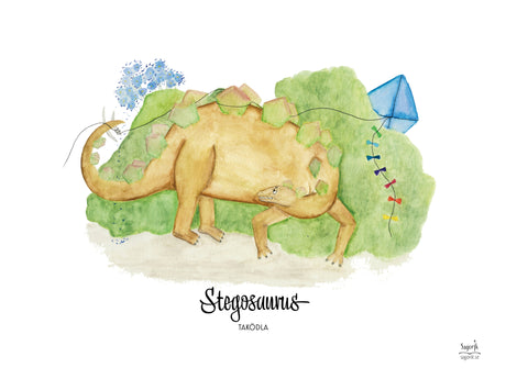Stegososaurus poster