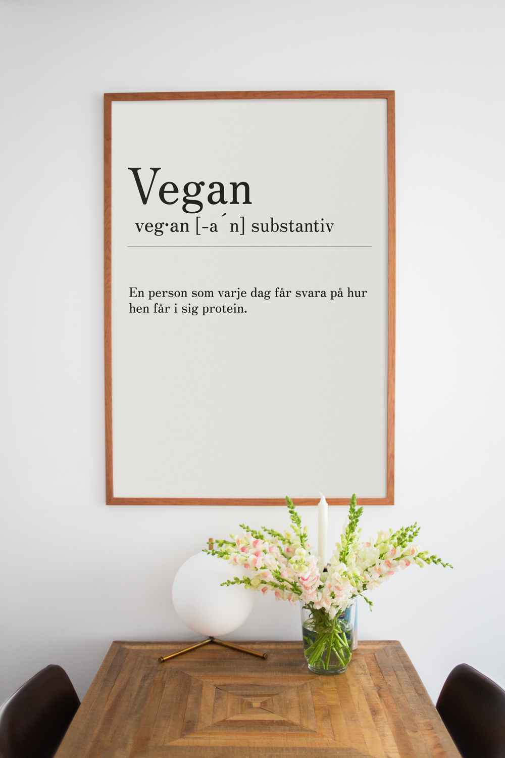 Vegan definition Poster
