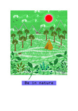 Be in nature Poster och Canvastavla