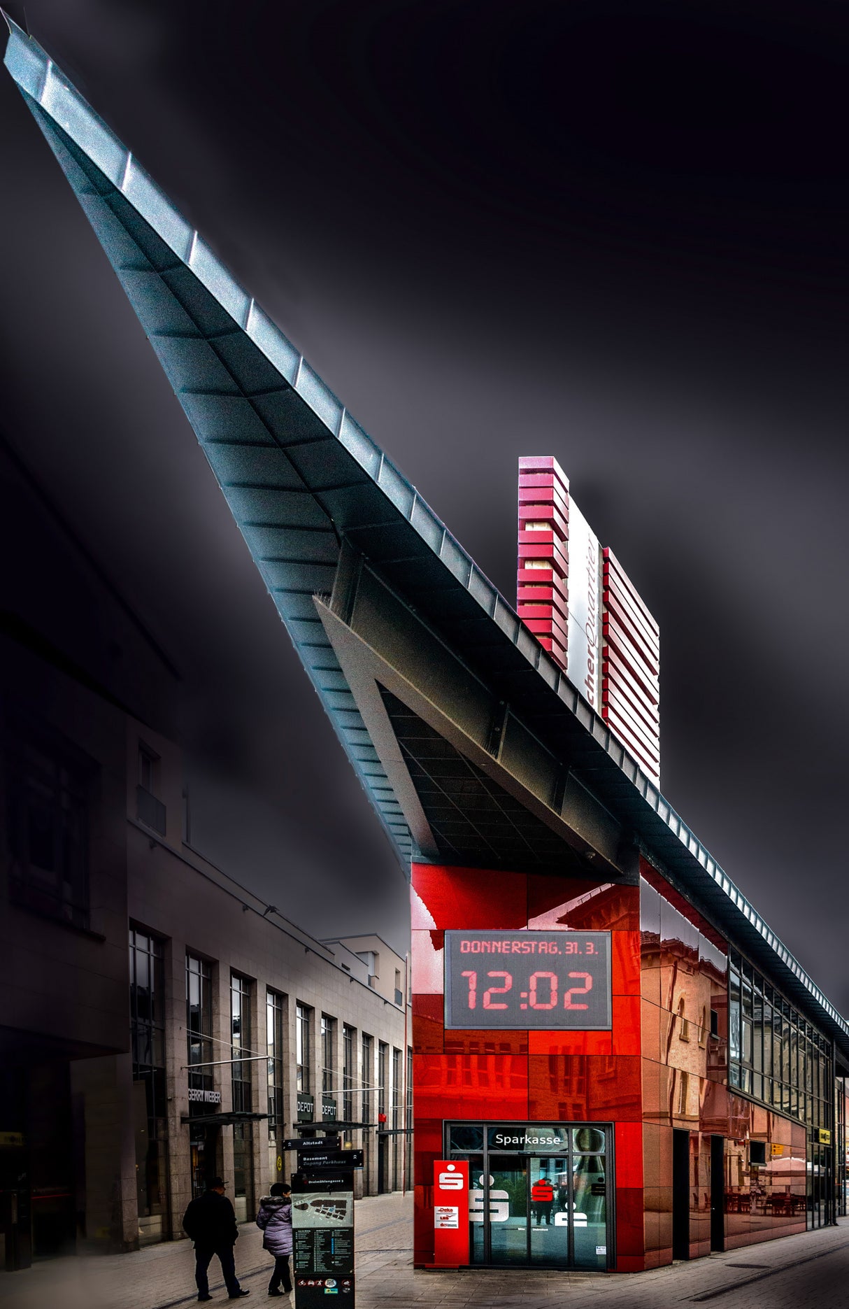 Small shopping mall Poster och Canvastavla