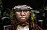 At the Mt. Hagen sing sing festival - Papua New Guinea Poster och Canvastavla