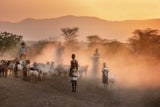 Dust and dawn in Dus Poster och Canvastavla