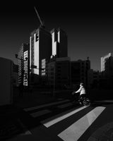 Abstracted street scene Poster och Canvastavla