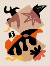 Organic Hand Drawn Shapes Poster och Canvastavla