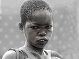 the gaze of a mundari child Poster och Canvastavla