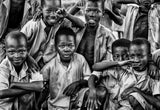 Boys at a foster home in Benin. Poster och Canvastavla