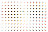 Abstract Painting Polka Dots Pattern Poster och Canvastavla