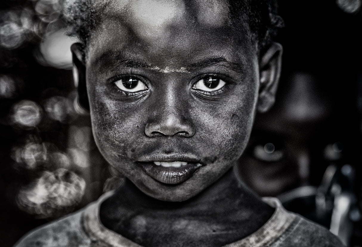 Pokot tribe child-IV - Kenya Poster och Canvastavla