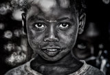 Pokot tribe child-IV - Kenya Poster och Canvastavla