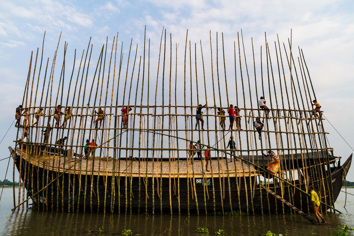 The story of preserving Malar boat. Poster och Canvastavla