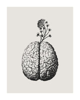 Brain Bloom Poster och Canvastavla