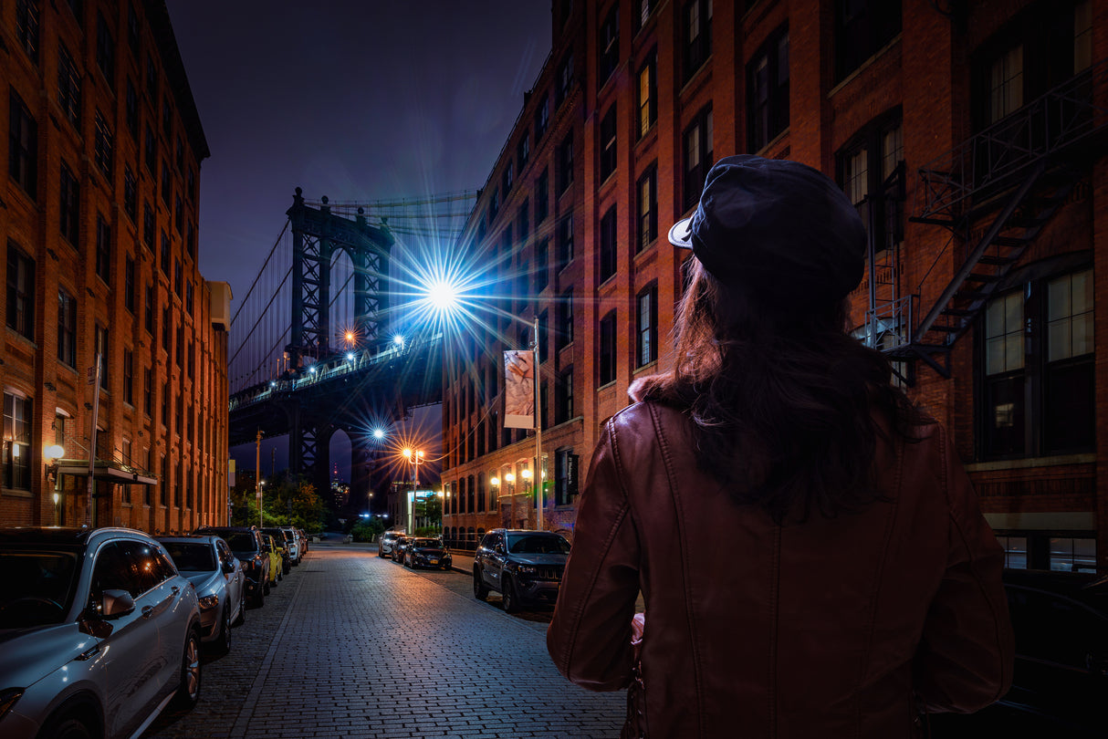 Manhattan bridge Poster och Canvastavla